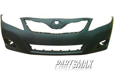250 | 2010-2011 TOYOTA CAMRY Front bumper cover BASE|LE|XLE; USA Built; prime | TO1000356|5211906958