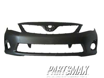 250 | 2011-2013 TOYOTA COROLLA Front bumper cover BASE|CE|LE; prime | TO1000372|5211903901