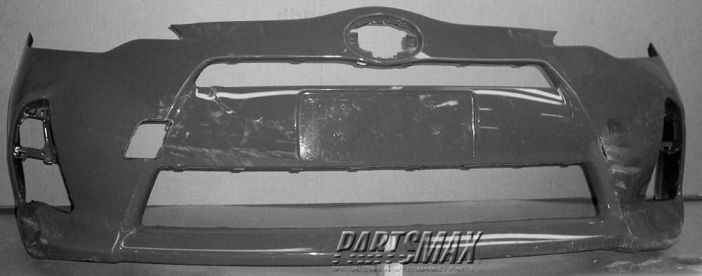 1000 | 2012-2014 TOYOTA PRIUS c Front bumper cover prime | TO1000392|5211952980