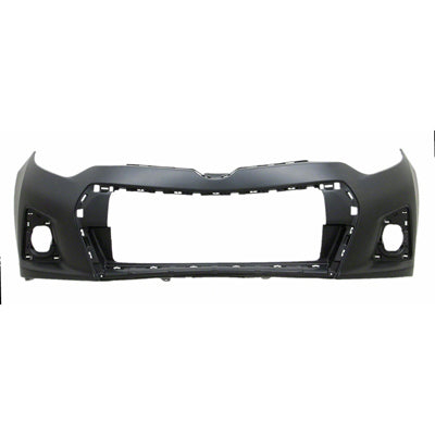 250 | 2014-2016 TOYOTA COROLLA Front bumper cover S; w/Chrome Grille Surround; prime | TO1000400|5211903906