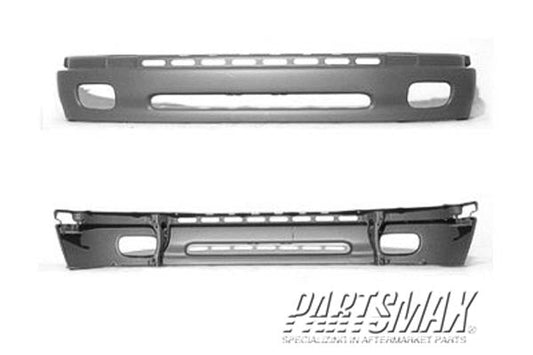 1002 | 2000-2006 TOYOTA TUNDRA Front bumper face bar w/steel bumper; Limited; prime | TO1002173|521010C900