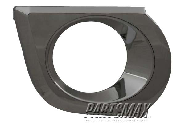 520 | 2010-2013 TOYOTA 4RUNNER LT Front bumper insert Fog Lamp Cover; w/Appearance Pkg | TO1038134|5212835060