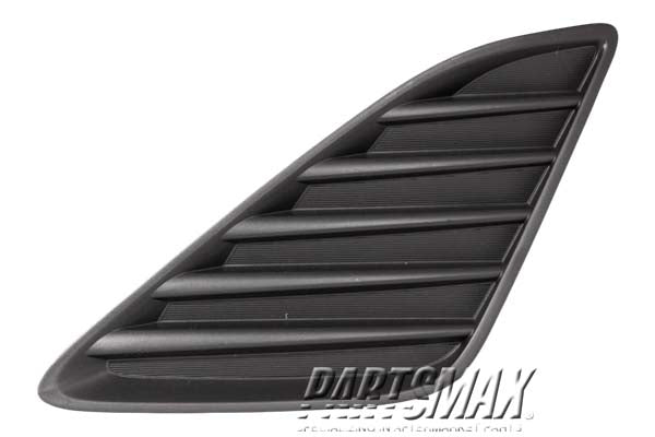 1038 | 2012-2014 TOYOTA CAMRY LT Front bumper insert HYBRID; Fog Lamp Opening Cover; w/o Fog Lamps | TO1038147|5212806260