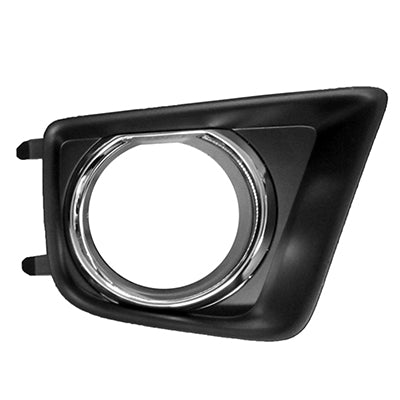 530 | 2013-2015 TOYOTA TACOMA RT Front bumper insert Fog Lamp Bezel; w/Chrome Bezel | TO1039185|8148104030