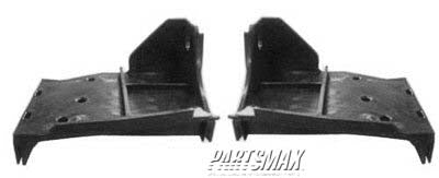 1043 | 1998-2000 TOYOTA TACOMA RT Front bumper cover support 2WD; except Prerunner; side support | TO1043105|5211535070