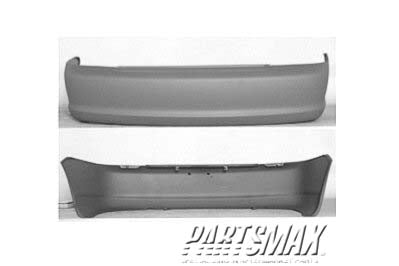 1100 | 2003-2005 TOYOTA ECHO Rear bumper cover COUPE|SEDAN; w/o rear spoiler; prime | TO1100212|5215952340