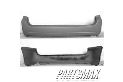 1100 | 2004-2010 TOYOTA SIENNA Rear bumper cover w/o park sensor; prime | TO1100229|52159AE900