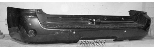 1100 |  2008-2014 TOYOTA SEQUOIA Rear bumper cover LIMITED|PLATINUM; w/Back Up Sensors | TO1100262|521590C909