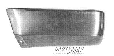 1104 | 1999-2002 TOYOTA 4RUNNER LT Rear bumper extension outer base model/SR5; w/fender flare; black - paint to match | TO1104112|5210735900