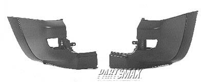 1104 | 2005-2005 TOYOTA 4RUNNER LT Rear bumper extension outer smooth finish; prime | TO1104118|5215335900