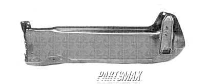 1105 | 1999-2002 TOYOTA 4RUNNER RT Rear bumper extension outer Limited; paint to match | TO1105115|5210635901