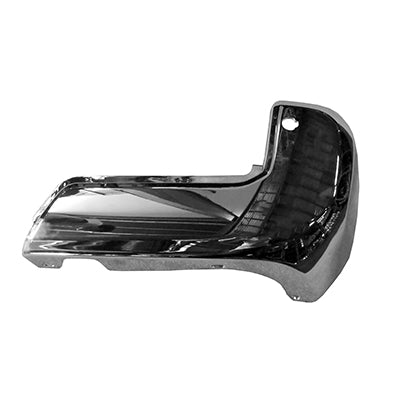 1105 | 2016-2021 TOYOTA TACOMA RT Rear bumper extension outer End Cap; w/Parking Assist; Chrome | TO1105132|5215504050