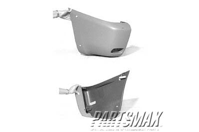 1116 | 2001-2005 TOYOTA RAV4 LT Rear bumper cover w/fender flares; prime | TO1116101|5216242925