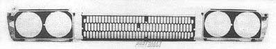 1200 | 1989-1991 TOYOTA PICKUP Grille assy 4WD; black & dark argent | TO1200138|5311189137
