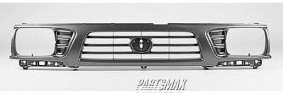 1200 | 1995-1997 TOYOTA TACOMA Grille assy 4WD; bright & black | TO1200197|5310035340