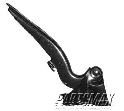 1236 | 2004-2009 TOYOTA PRIUS Hood hinge assy left; w/o pad | TO1236155|5342047040