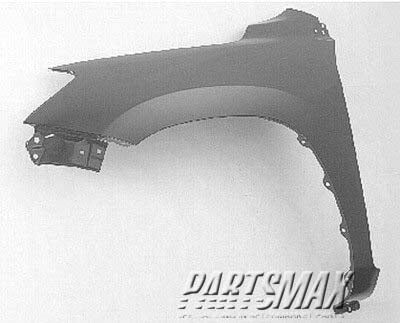 1240 | 2006-2012 TOYOTA RAV4 LT Front fender assy w/o wheel opening flares | TO1240210|538020R020