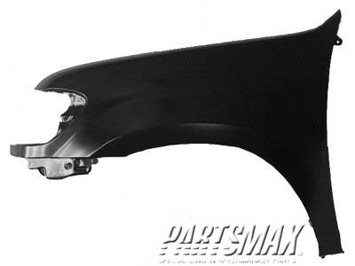 1240 | 2005-2006 TOYOTA TUNDRA LT Front fender assy w/double cab; w/o fender flares | TO1240221|538020C140
