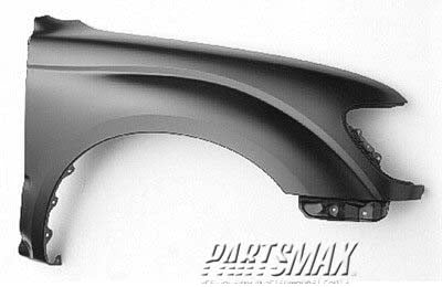 1241 | 1995-2000 TOYOTA TACOMA RT Front fender assy 2WD; Prerunner | TO1241161|5381104070