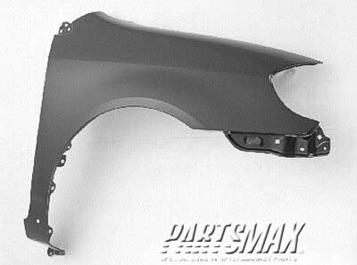 1241 | 2003-2008 TOYOTA COROLLA RT Front fender assy S model; w/o side lamp hole | TO1241195|5380102070
