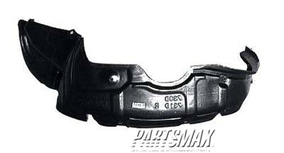 1248 | 1991-1994 TOYOTA TERCEL LT Front fender inner panel fender liner | TO1248106|5387616050