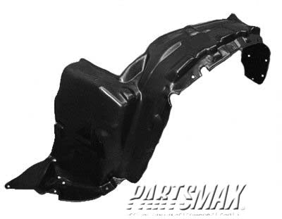 1248 | 2003-2006 TOYOTA TUNDRA LT Front fender inner panel fender liner; except Double Cab; w/plastic bumper | TO1248125|538760C030