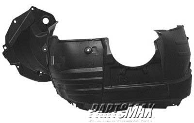 130 | 2008-2010 TOYOTA HIGHLANDER LT Front fender inner panel w/o Towing Pkg | TO1248151|538060E040