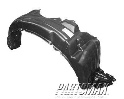 140 | 2000-2005 TOYOTA ECHO RT Front fender inner panel fender liner | TO1249115|5387552012