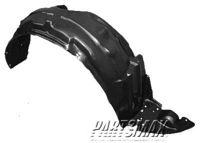 140 | 2001-2003 TOYOTA PRIUS RT Front fender inner panel fender liner; plastic | TO1249140|5387547010