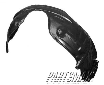 150 | 2005-2010 TOYOTA AVALON LT Front fender splash shield all | TO1250112|53876AC030