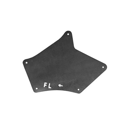 1250 | 2007-2014 TOYOTA FJ CRUISER LT Front fender splash shield w/o Dynamic Suspension | TO1250129|5373635151