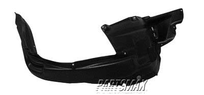 1251 | 2006-2009 TOYOTA 4RUNNER RT Front fender splash shield plastic liner | TO1251124|5387535100
