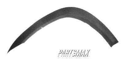 1269 | 2001-2005 TOYOTA RAV4 RT Front fender flare black - paint to match | TO1269102|7561142080C0