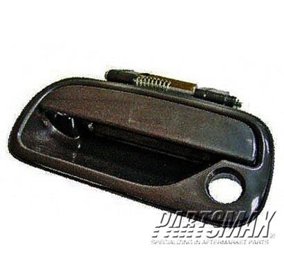 1680 | 2000-2006 TOYOTA TUNDRA LT Front door handle outer regular/access cab; black; code 202 | TO1310125|6922034040C1