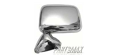 1320 | 1989-1995 TOYOTA PICKUP LT Mirror outside rear view door mount foldaway; w/vent window; w/single glass mirrors; Chrome | TO1320122|8794089141