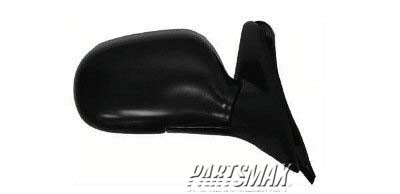 1321 | 1993-1997 TOYOTA COROLLA RT Mirror outside rear view BASE; 4dr sedan/4dr wagon; black | TO1321102|8791002062