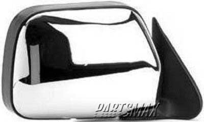 1321 | 1990-1995 TOYOTA 4RUNNER RT Mirror outside rear view w/o vent window; manual; bright | TO1321118|8791035210