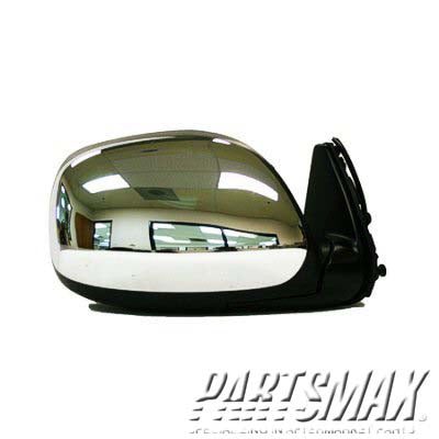 1321 | 2000-2004 TOYOTA TUNDRA RT Mirror outside rear view non-heated power remote; textured black; w/bright housing | TO1321191|879100C040