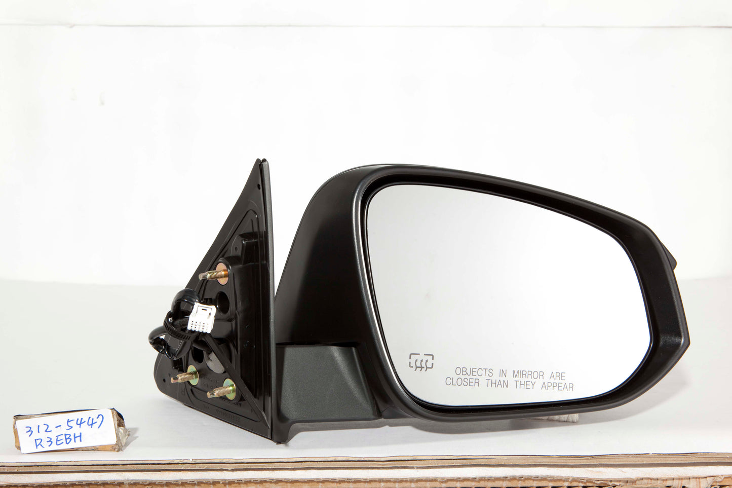 1710 | 2014-2016 TOYOTA HIGHLANDER RT Mirror outside rear view w/o Blind Spot Detection; w/Cover; PTM; see notes | TO1321317|879100E140-PFM
