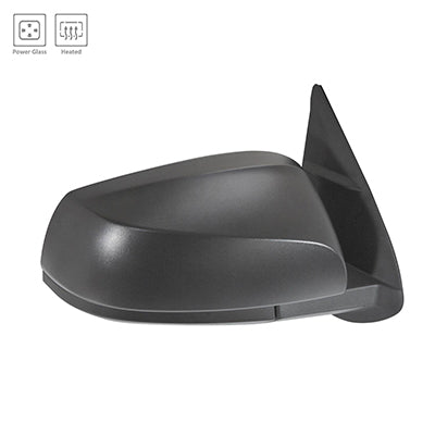 1321 | 2016-2017 TOYOTA TACOMA RT Mirror outside rear view w/o Blind Spot Detection; w/o Signal Lamps; w/Cover; Black; see notes | TO1321348|8791004220-PFM