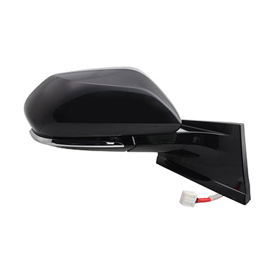 1321 | 2016-2020 TOYOTA PRIUS RT Mirror outside rear view w/o Blind Spot Detection; w/Cover; Gloss Black; see notes | TO1321355|8791047530-PFM