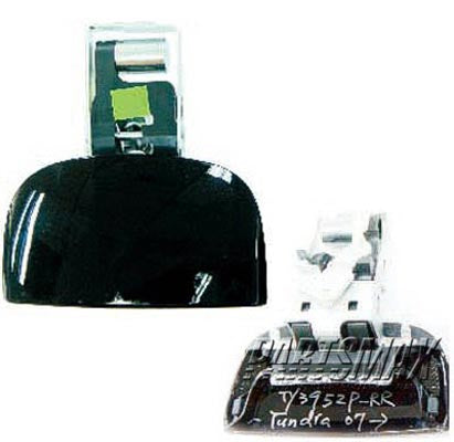 1850 | 2007-2013 TOYOTA TUNDRA RT Rear door handle outer Black; prime | TO1521126|692300C010C0