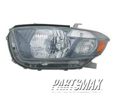 1150 | 2008-2010 TOYOTA HIGHLANDER LT Headlamp assy composite sport model; Japan Built | TO2502177|8117048470
