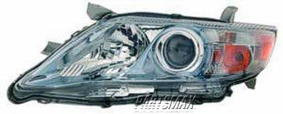 2502 | 2010-2011 TOYOTA CAMRY LT Headlamp assy composite HYBRID; USA Built | TO2502195|8115006520