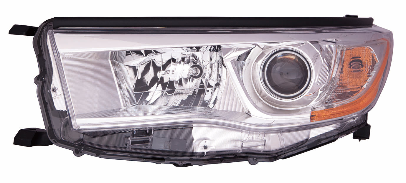 2502 | 2014-2016 TOYOTA HIGHLANDER LT Headlamp assy composite w/o Auto High Beam; w/o Smoked Chrome Accent | TO2502221|811500E180