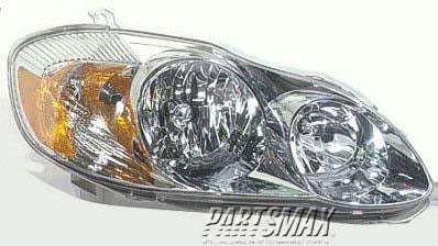 1160 | 2003-2008 TOYOTA MATRIX RT Headlamp assy composite all | TO2503140|8111002210