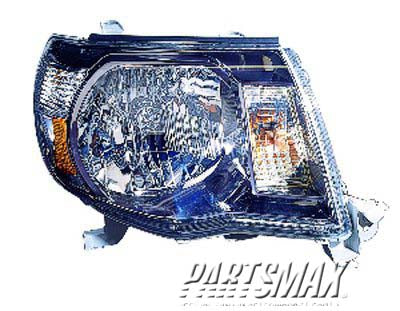 2503 | 2005-2011 TOYOTA TACOMA RT Headlamp assy composite X-RUNNER|PRERUNNER; Type 1; w/Sport Pkg | TO2503181|8111004173