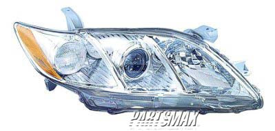 2503 | 2007-2009 TOYOTA CAMRY RT Headlamp assy composite BASE|LE|XLE; USA Built | TO2503197|8111006B90