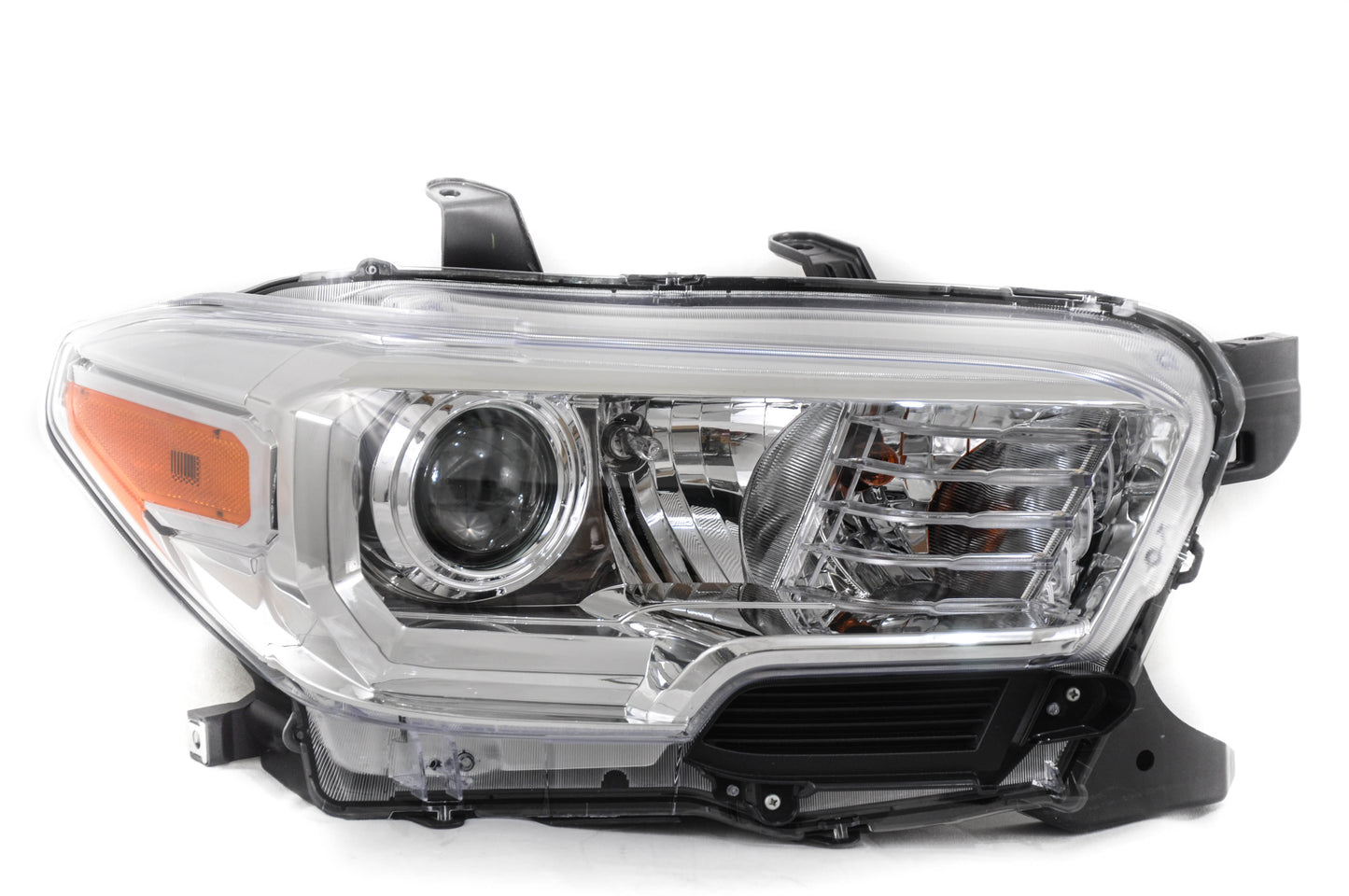 2503 | 2016-2018 TOYOTA TACOMA RT Headlamp assy composite Halogen; w/o LED DRL; w/o Fog Lamps; Chrome Bezel | TO2503242|8111004250