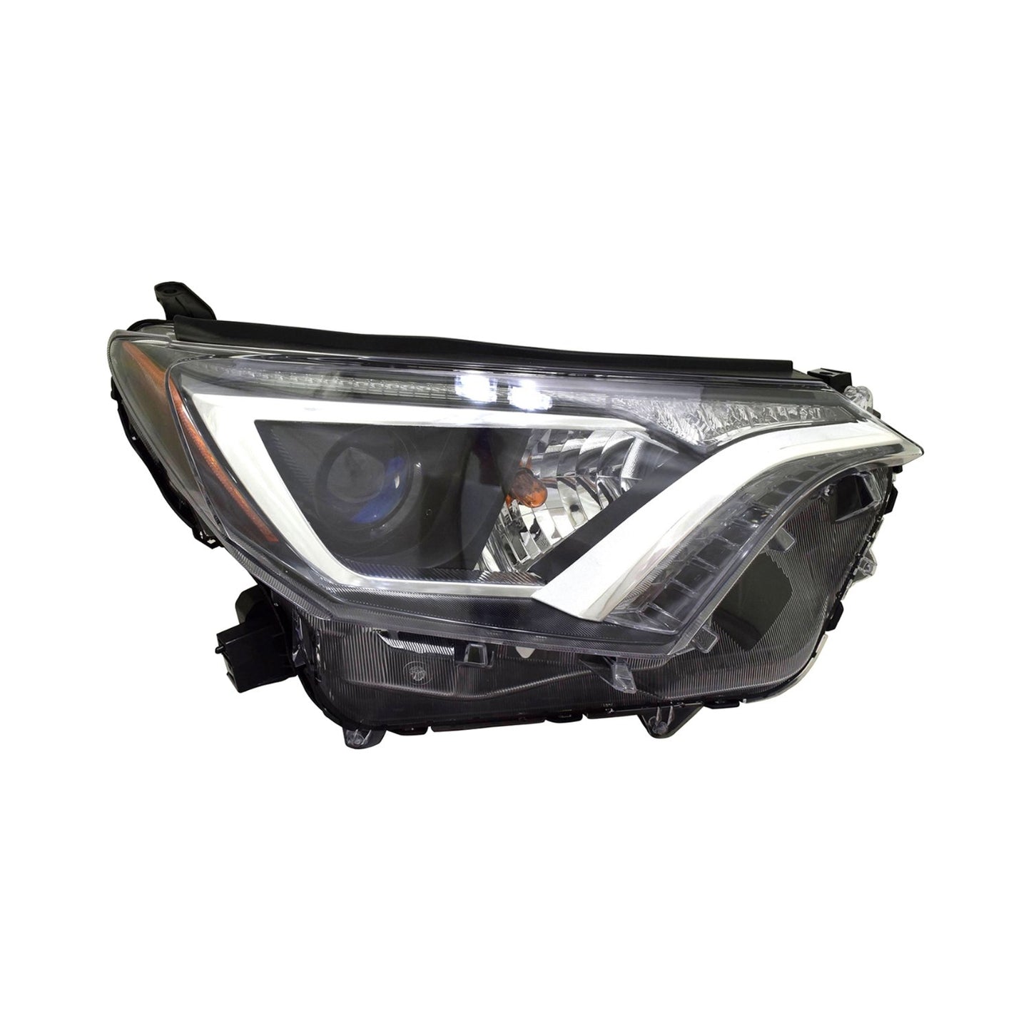 2503 | 2016-2018 TOYOTA RAV4 RT Headlamp assy composite Halogen; North America Built; w/o Black Bezel | TO2503247|811100R080